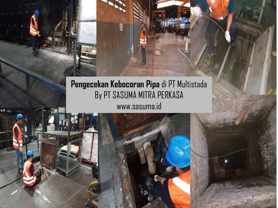 Pengecekan Kebocoran Pipa Pabrik Mitchelin